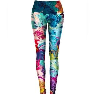 Colorful Abstract Women's Leggings